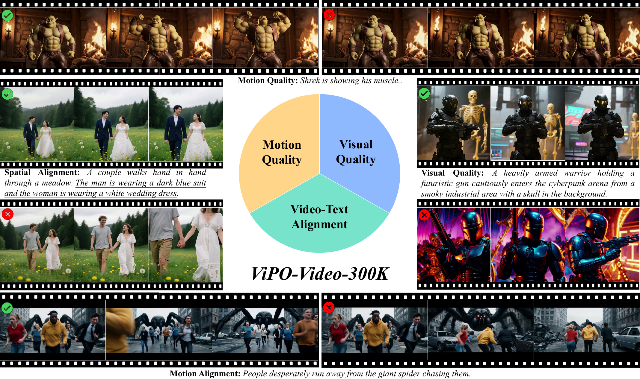 ViPO video dataset visualization.